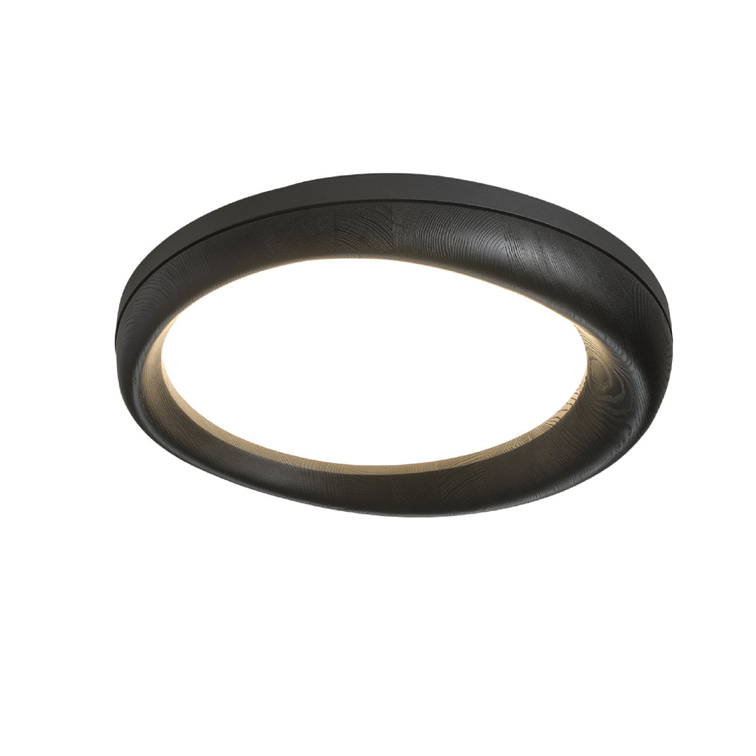 Eurtheara Plafonnier Bois Verre Organique - Neutralighting