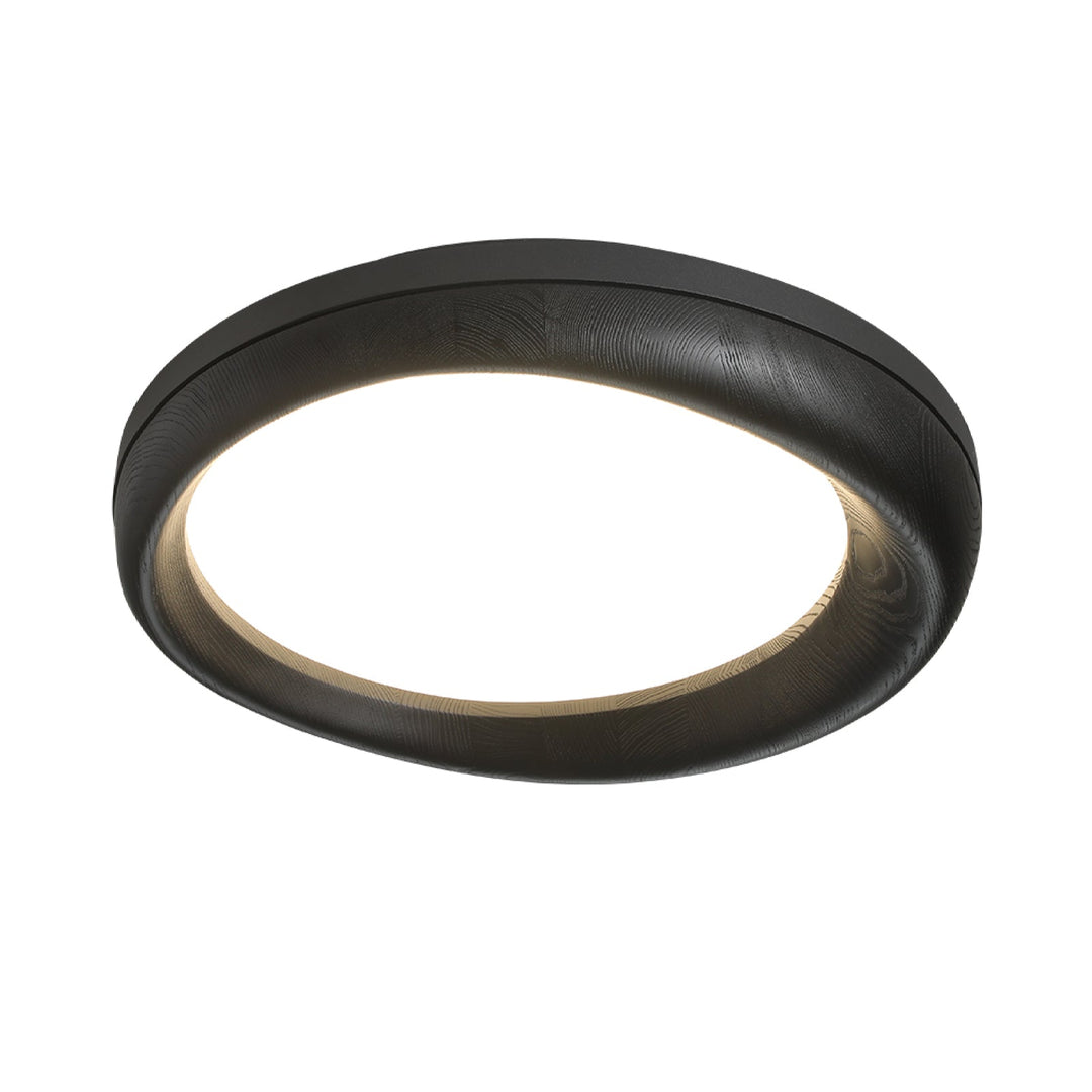 Eurtheara Plafonnier Bois Verre Organique - Neutralighting