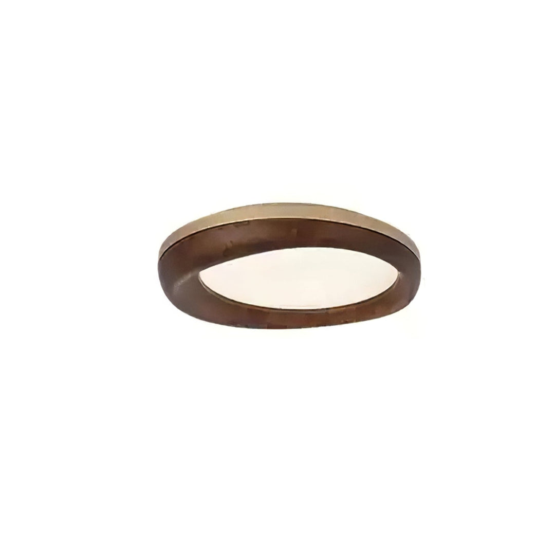 Eurtheara Plafonnier Bois Verre Organique - Neutralighting
