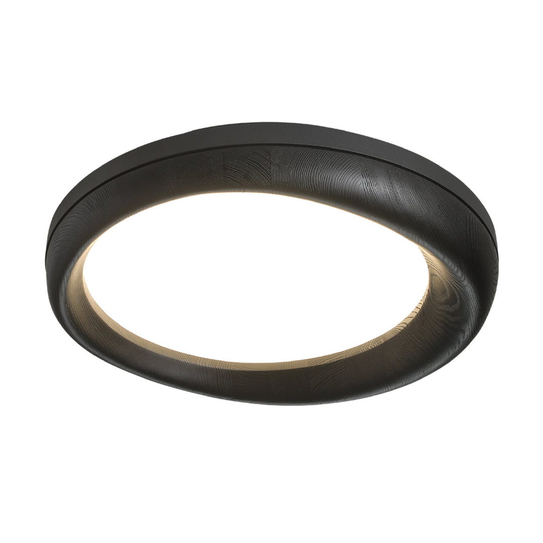 Eurtheara Plafonnier Bois Verre Organique - Neutralighting