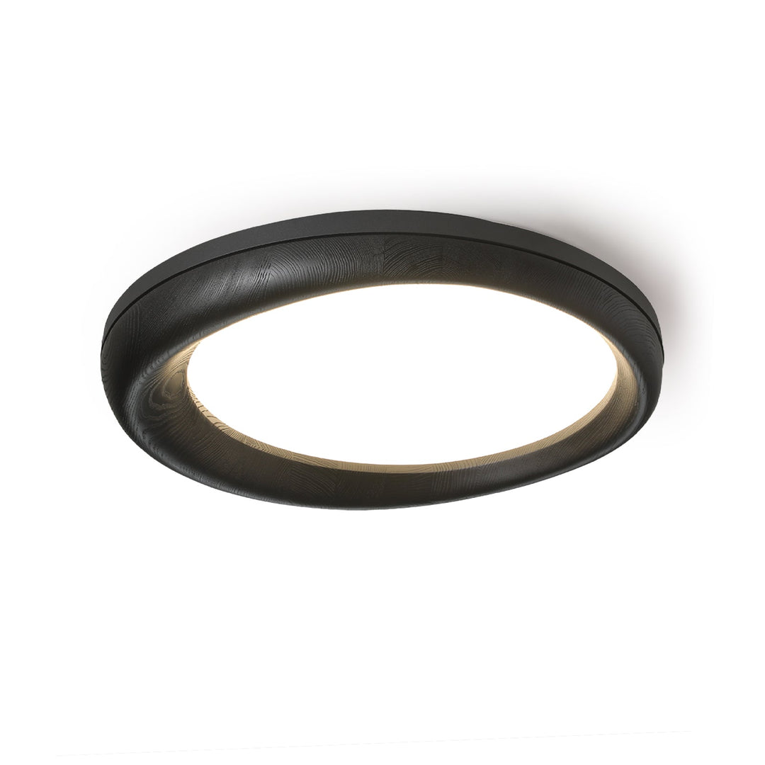 Eurtheara Plafonnier Bois Verre Organique - Neutralighting