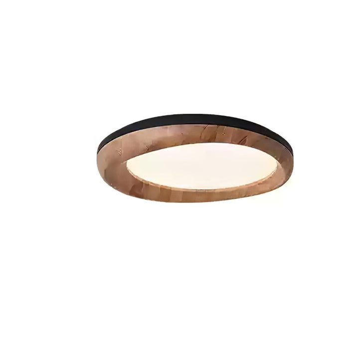 Eurtheara Plafonnier Bois Verre Organique - Neutralighting