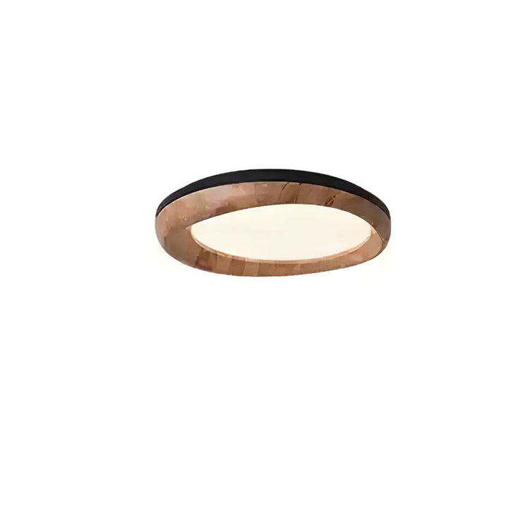 Eurtheara Plafonnier Bois Verre Organique - Neutralighting
