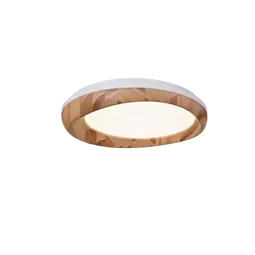 Eurtheara Plafonnier Bois Verre Organique - Neutralighting