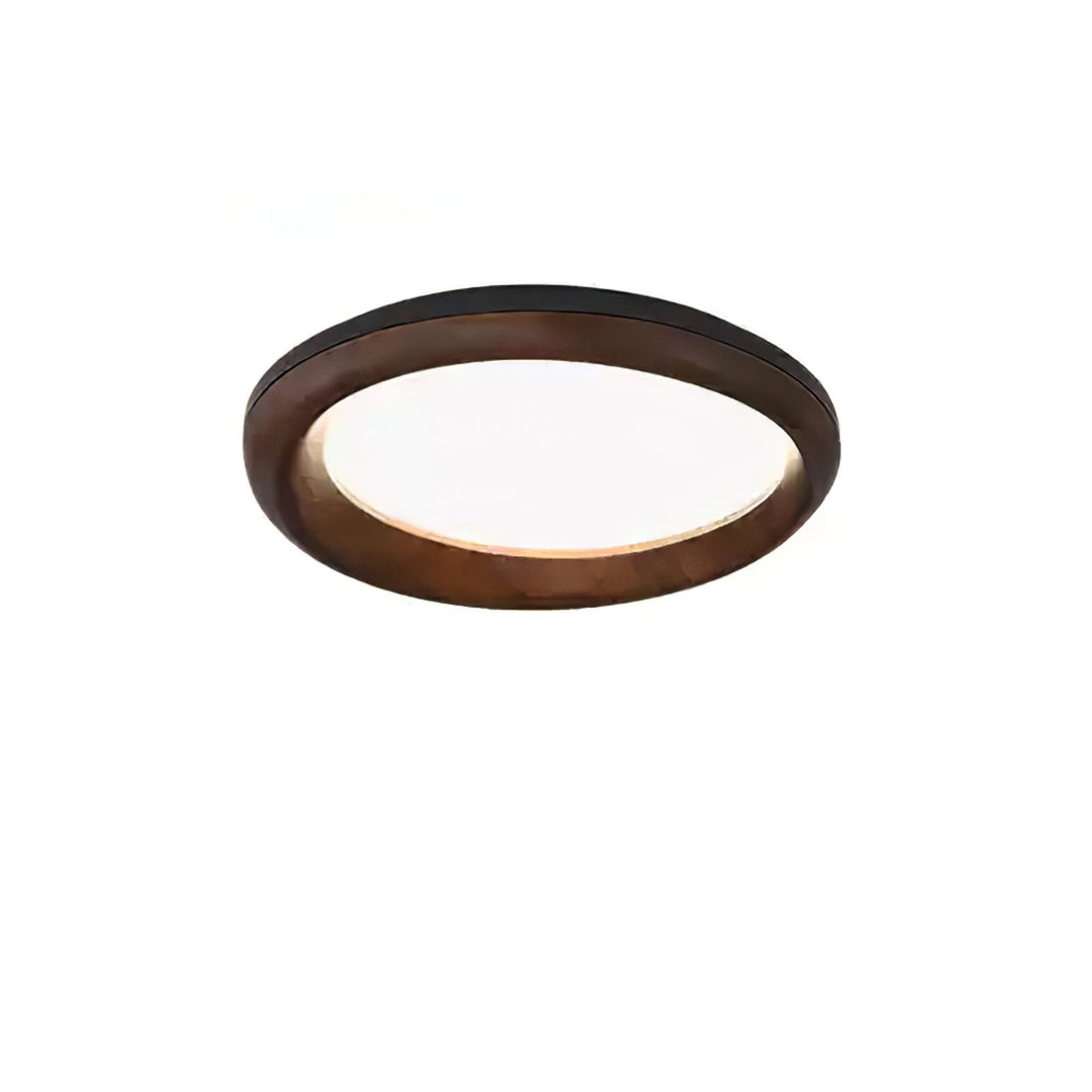 Eurtheara Plafonnier Bois Verre Organique - Neutralighting