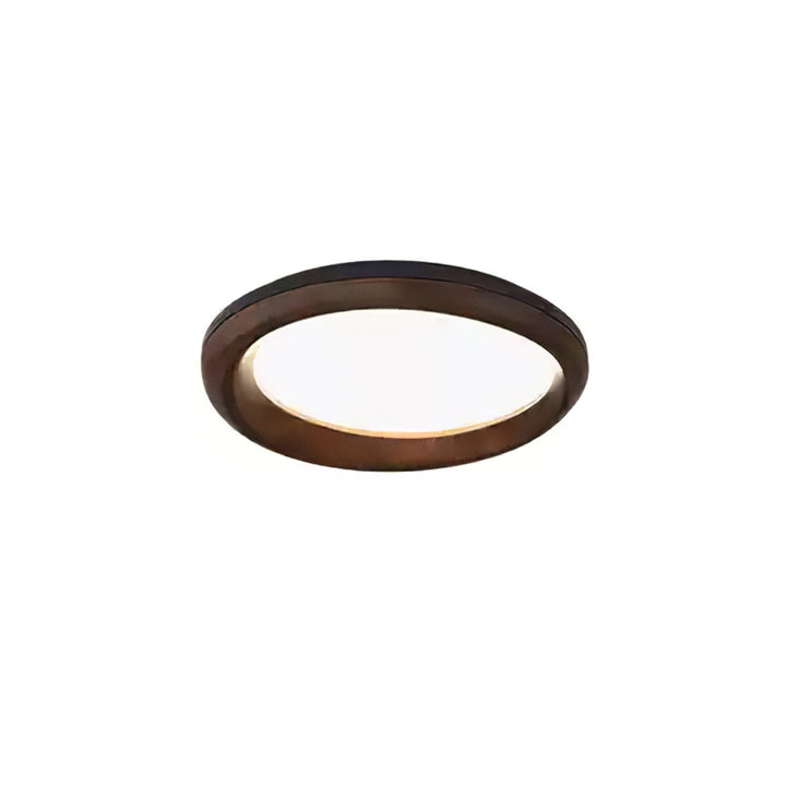 Eurtheara Plafonnier Bois Verre Organique - Neutralighting