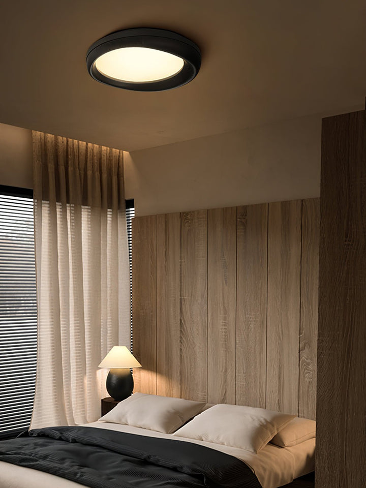 Eurtheara Plafonnier Bois Verre Organique - Neutralighting