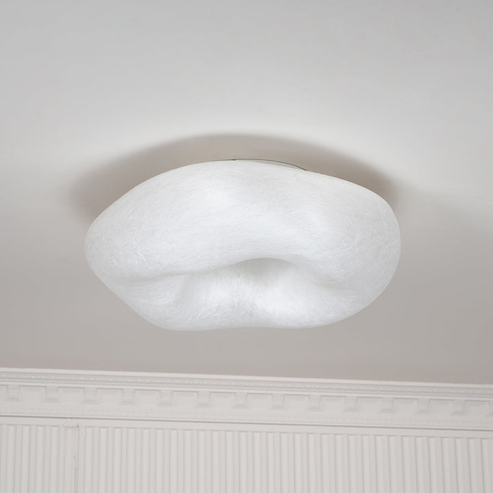 Solara Plafonnier en Forme de Nuage en Soie Élégant - Neutralighting