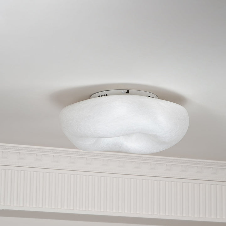 Solara Plafonnier en Forme de Nuage en Soie Élégant - Neutralighting