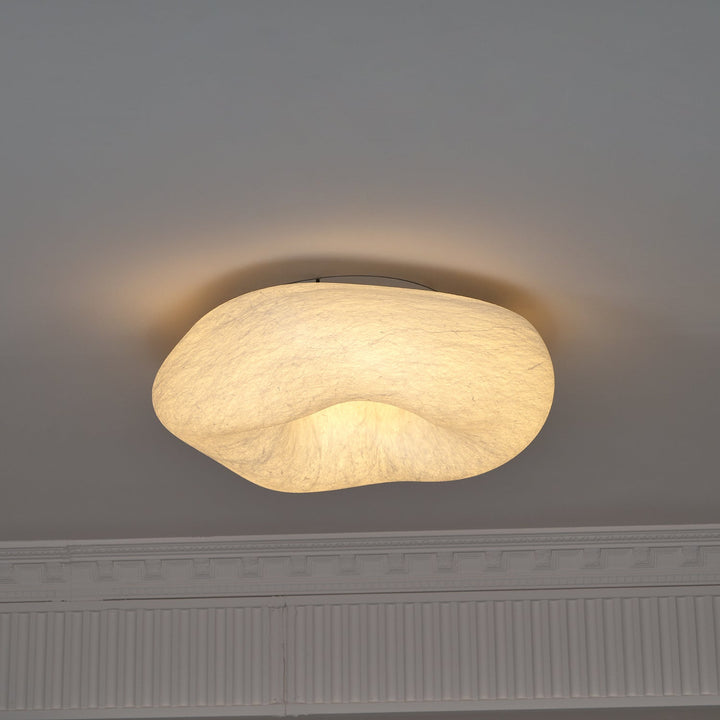 Solara Plafonnier en Forme de Nuage en Soie Élégant - Neutralighting