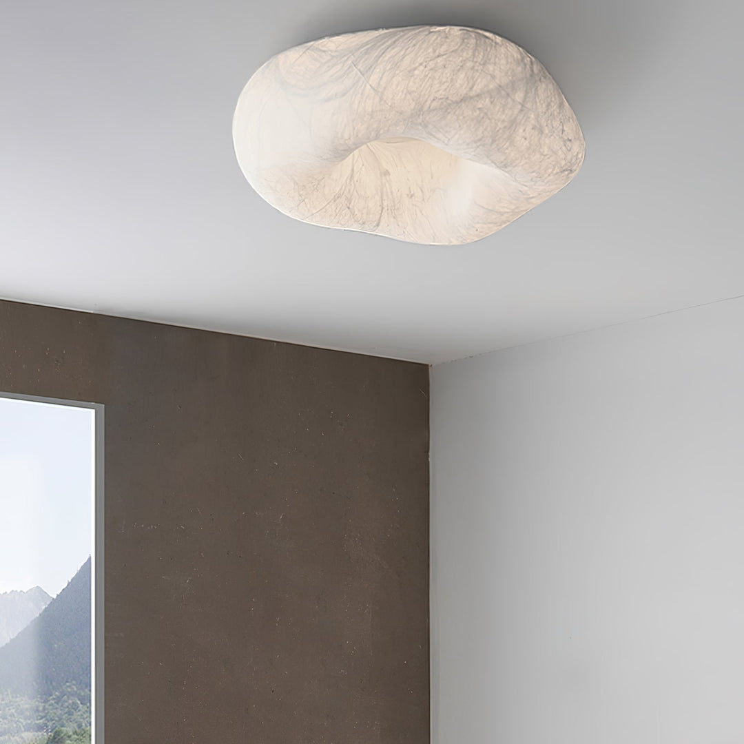 Solara Plafonnier en Forme de Nuage en Soie Élégant - Neutralighting