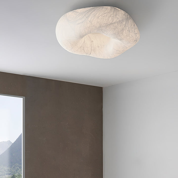 Solara Plafonnier en Forme de Nuage en Soie Élégant - Neutralighting