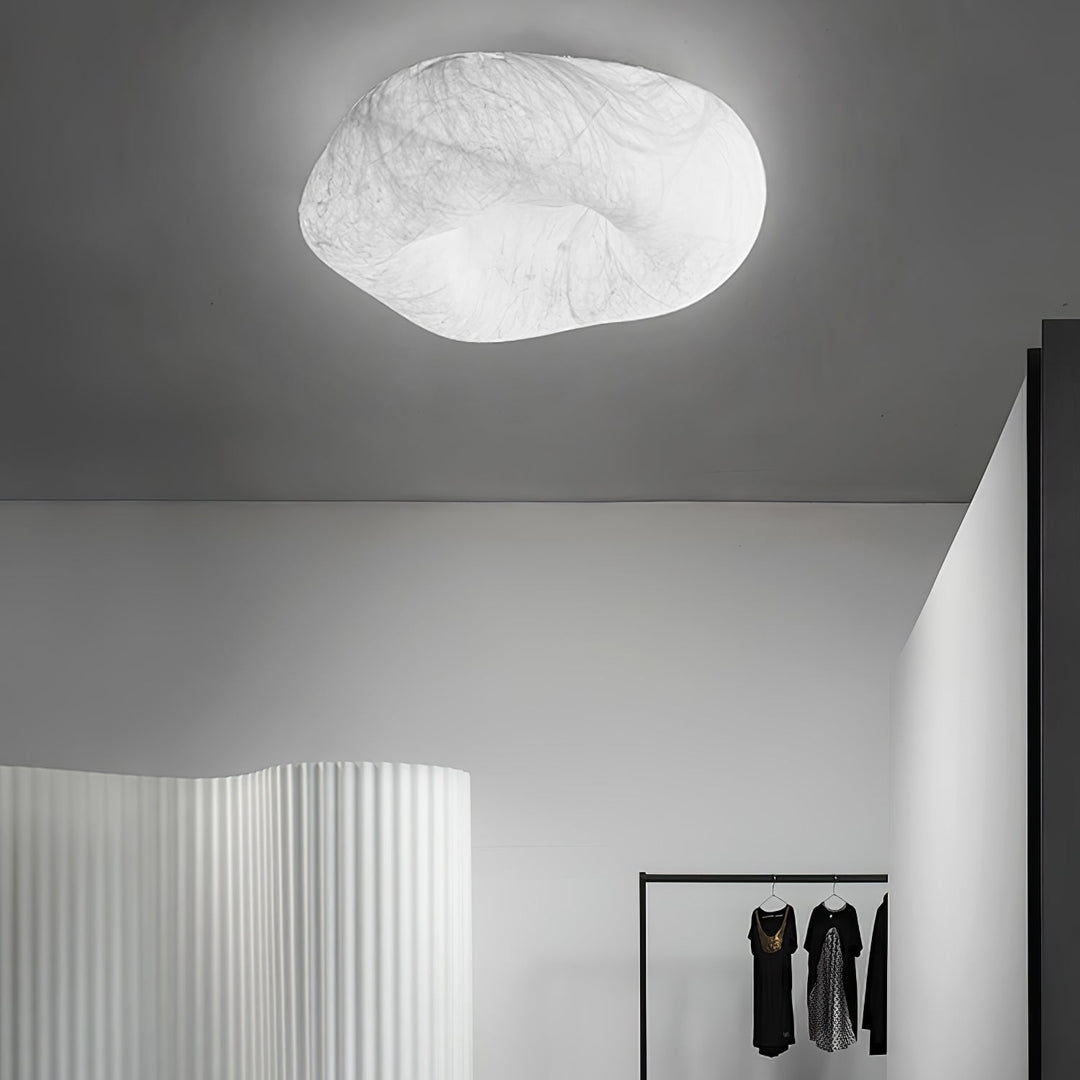 Solara Plafonnier en Forme de Nuage en Soie Élégant - Neutralighting