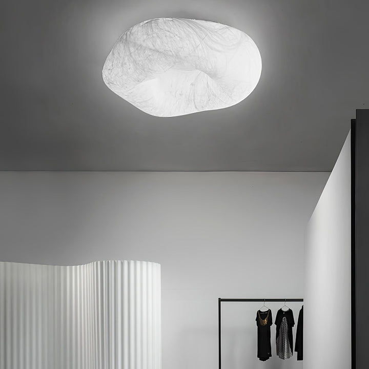 Solara Plafonnier en Forme de Nuage en Soie Élégant - Neutralighting