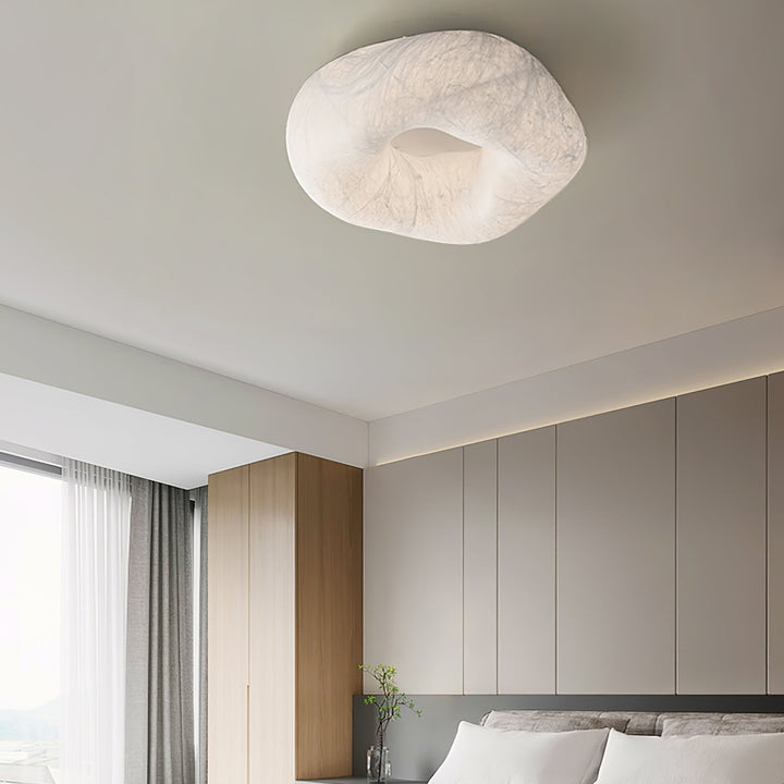 Solara Plafonnier en Forme de Nuage en Soie Élégant - Neutralighting