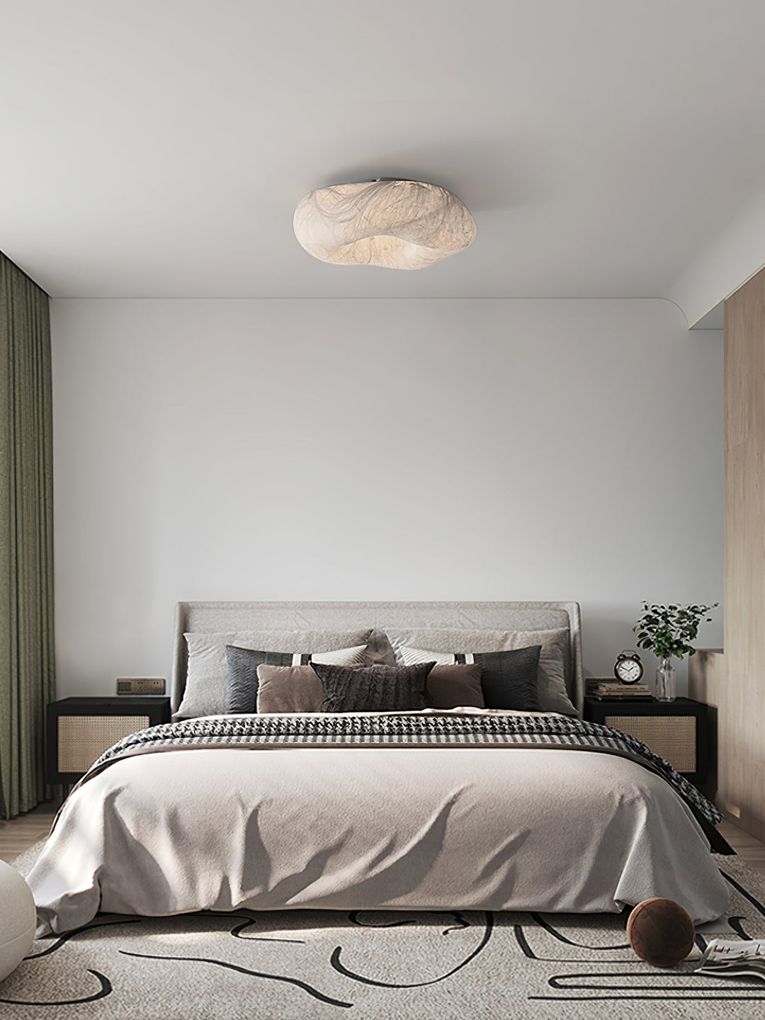 Solara Plafonnier en Forme de Nuage en Soie Élégant - Neutralighting