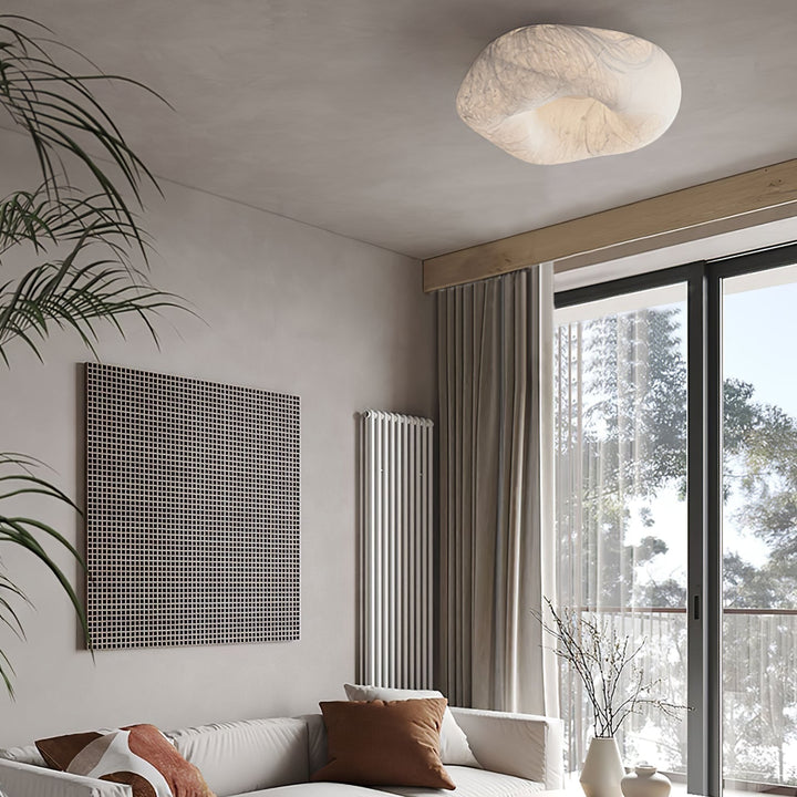 Solara Plafonnier en Forme de Nuage en Soie Élégant - Neutralighting