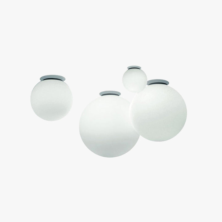 Valentina Moderne Bulle Sphère Plafonnier Verre Chambre à Coucher - Neutralighting