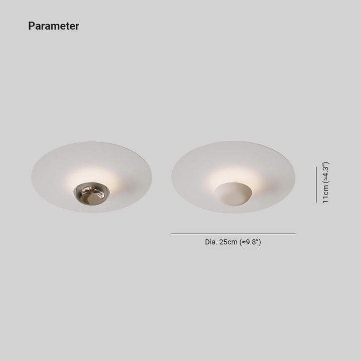Arisha Français Métal Plafonnier Salon Chambre à Coucher - Neutralighting