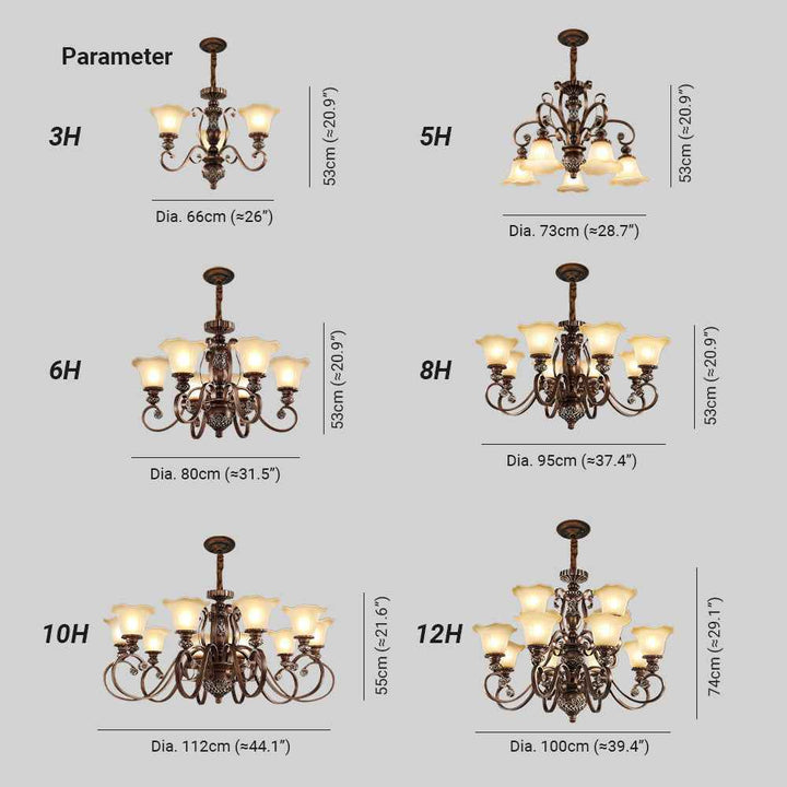 Suspension Arisha Verre LED V14