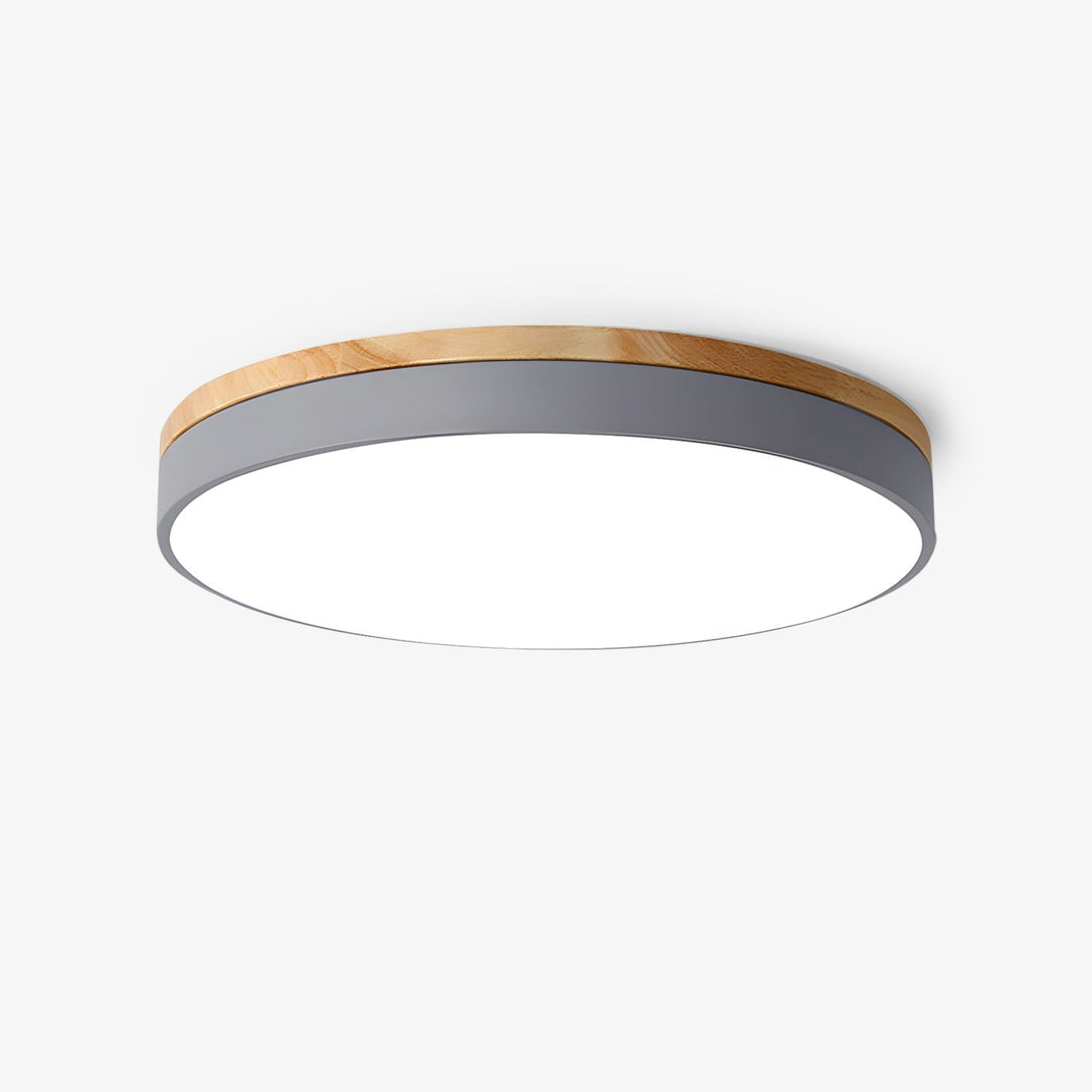 Solara Lampe Plafonnier Circulaire en Bois Moderne Minimaliste - Neutralighting