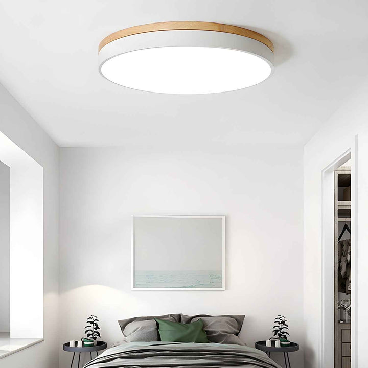 Solara Métal 30cm Blanc LED 24W