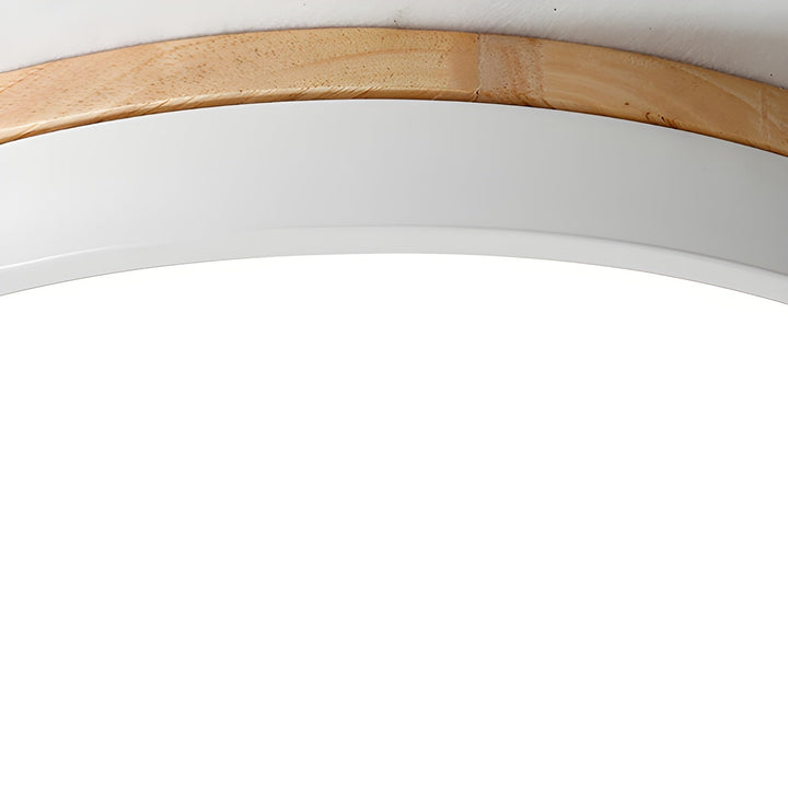 Solara Lampe Plafonnier Circulaire en Bois Moderne Minimaliste - Neutralighting