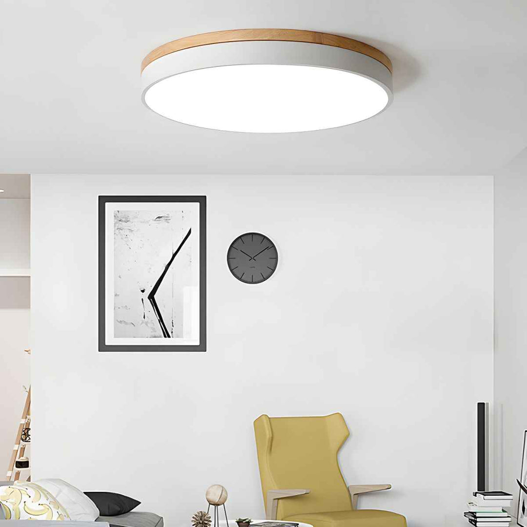 Solara Métal 30cm Blanc LED 24W