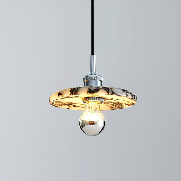 Ovelion Suspension Marbre Métal Art Nordique Premium - Neutralighting