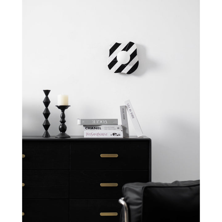Curinis Applique Murale Marbre Zebra Verre - Neutralighting