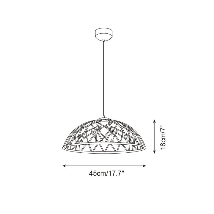 Zeela Suspension Minimaliste Bois et Verre - Neutralighting
