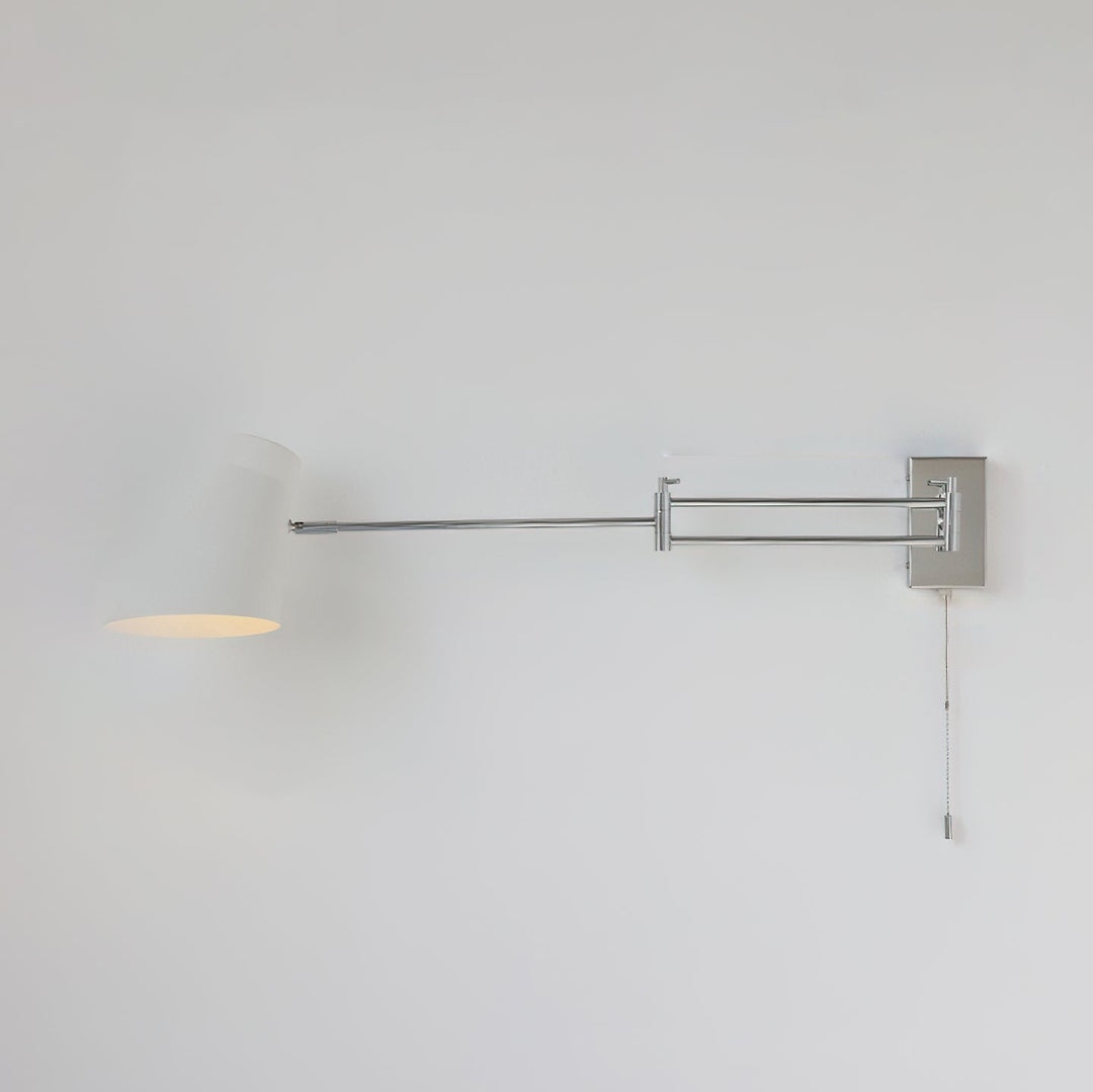 Virelli Applique Murale Bras Pivotant Chrome Orange Ajustable Industriel - Neutralighting