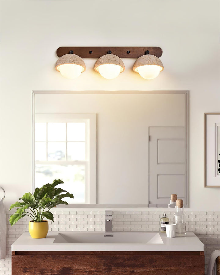 Gavilo Applique Murale Double en Travertin - Neutralighting