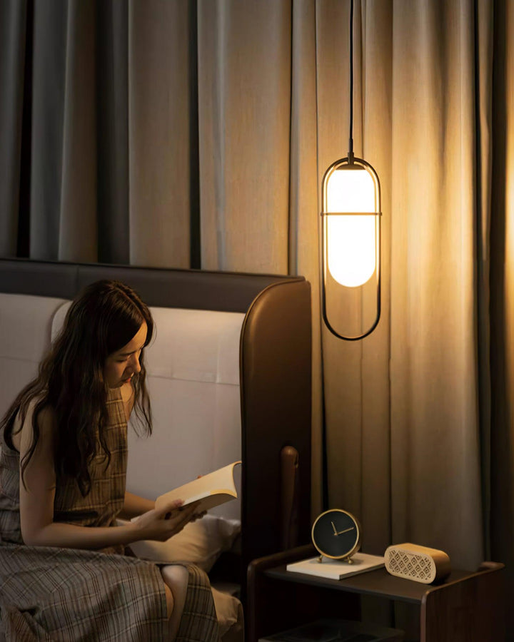 Zesta Lampe Suspendue Verre Rainuré Minimaliste - Neutralighting