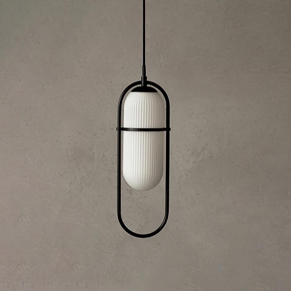 Zesta Lampe Suspendue Verre Rainuré Minimaliste - Neutralighting