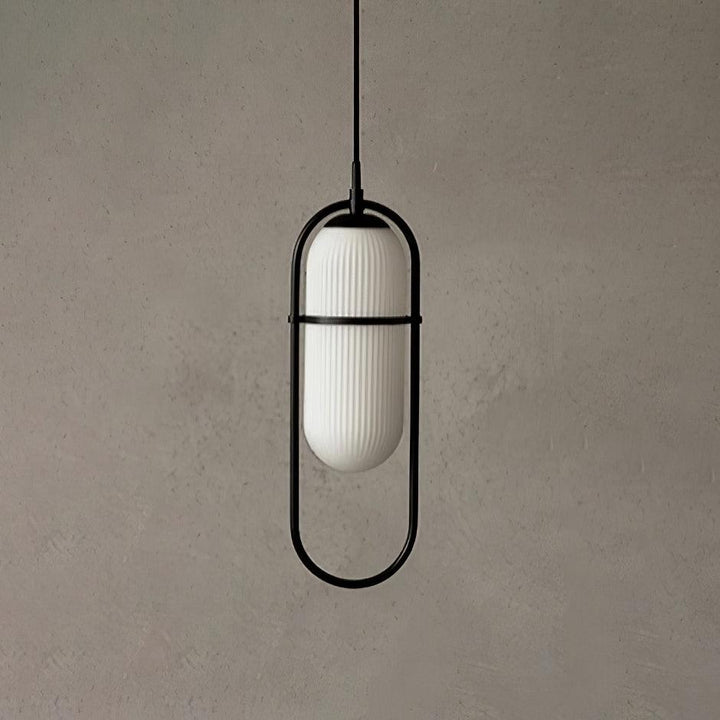 Zesta Lampe Suspendue Verre Rainuré Minimaliste - Neutralighting