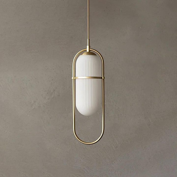 Zesta Lampe Suspendue Verre Rainuré Minimaliste - Neutralighting