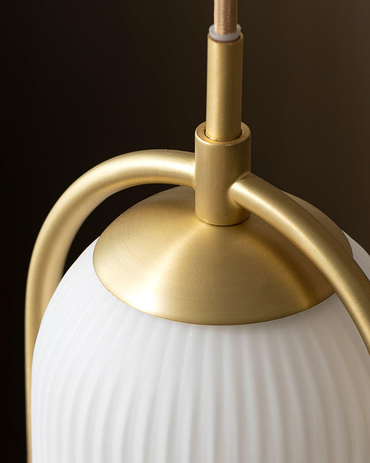 Zesta Lampe Suspendue Verre Rainuré Minimaliste - Neutralighting