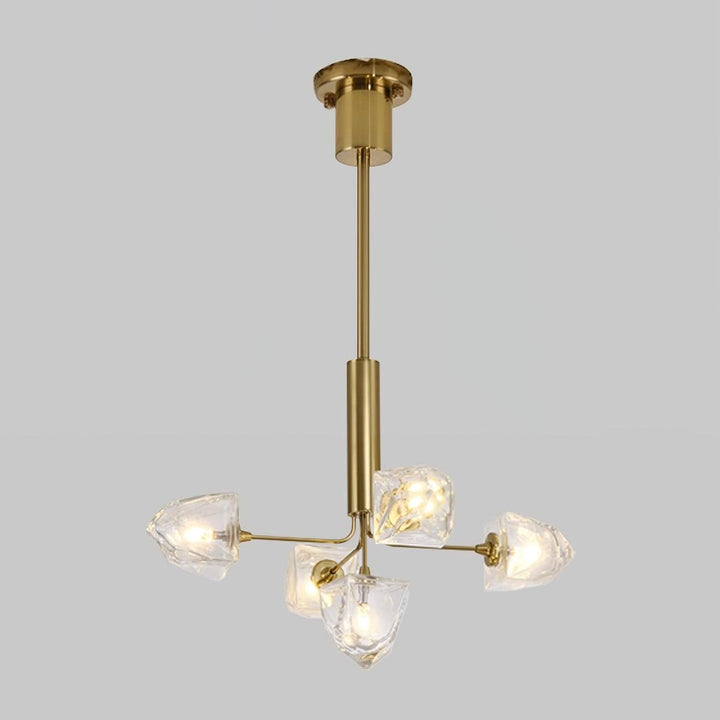 Zevin Lustre Verre Or Élégant - Neutralighting