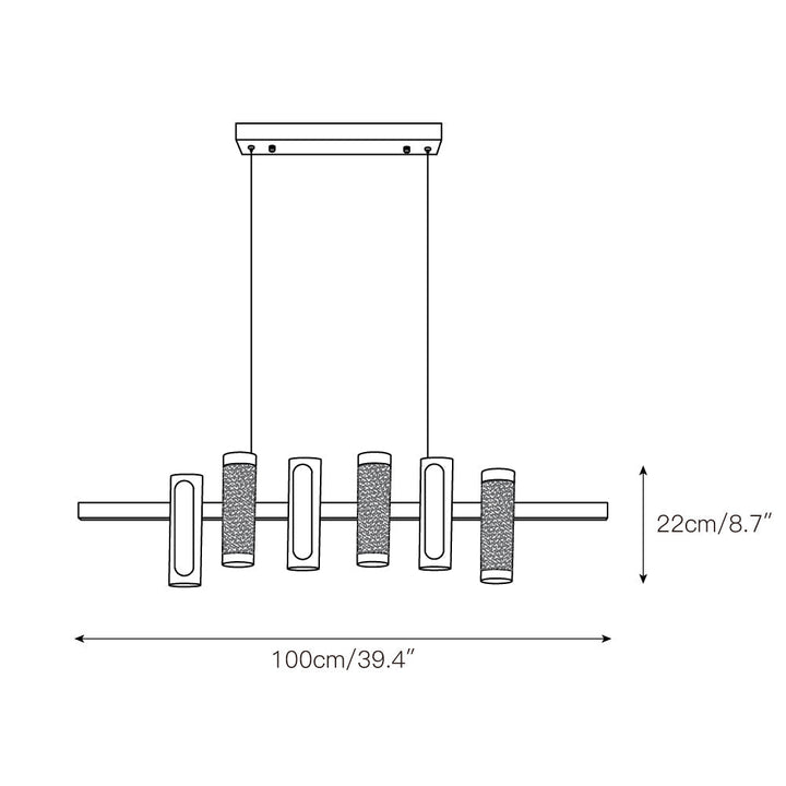 Evsola Suspension Métal Minimaliste Moderne - Neutralighting