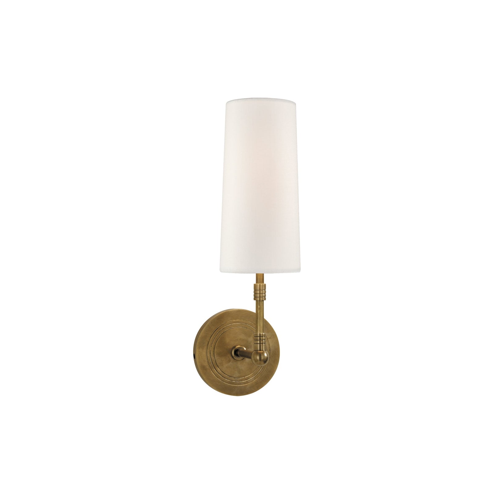 Ernorora Vintage Industrial Brass Fabric Wall Lamp - Neutralighting