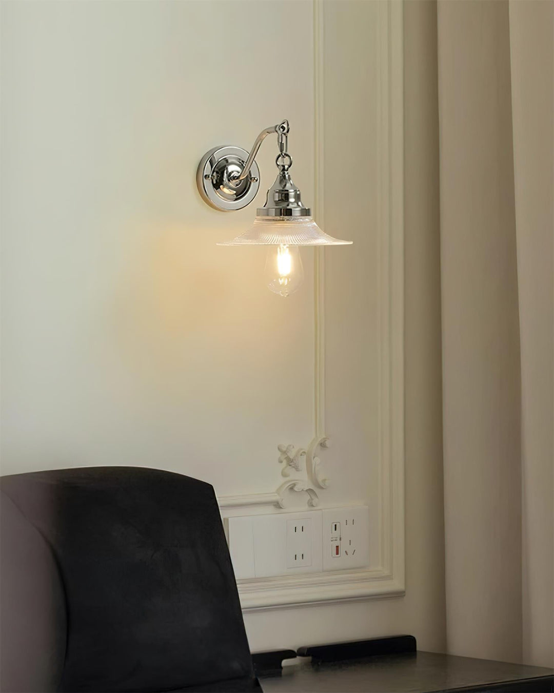 Perivo Applique Murale Chrome Poli - Neutralighting
