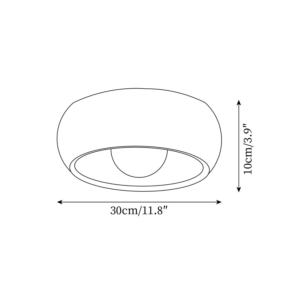 Ardena Plafonnier en Verre Minimaliste - Neutralighting