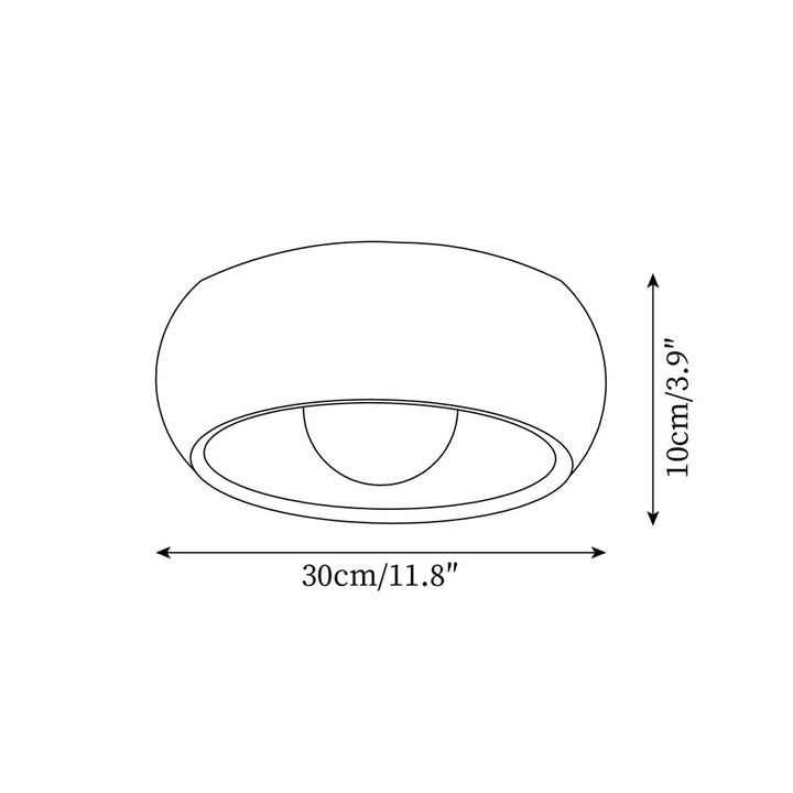 Ardena Plafonnier en Verre Minimaliste - Neutralighting