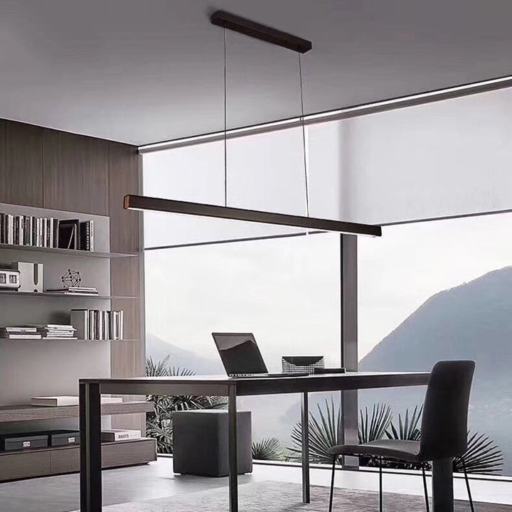 Ray Suspension Linéaire Moderne, Métal, Noir/Blanc, Salon - Neutralighting