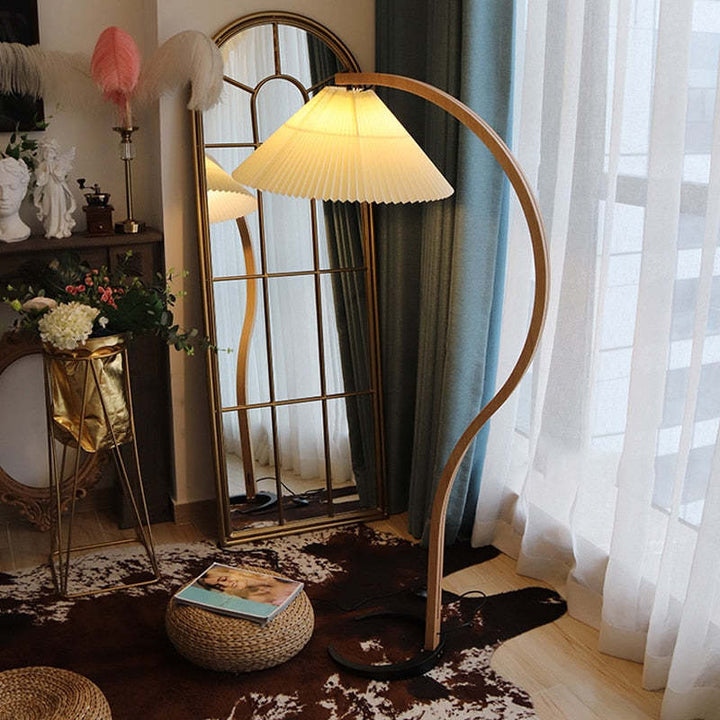 Muto Design LED Lampadaire Métal/Bois Chambre/Salon Intérieur - Neutralighting