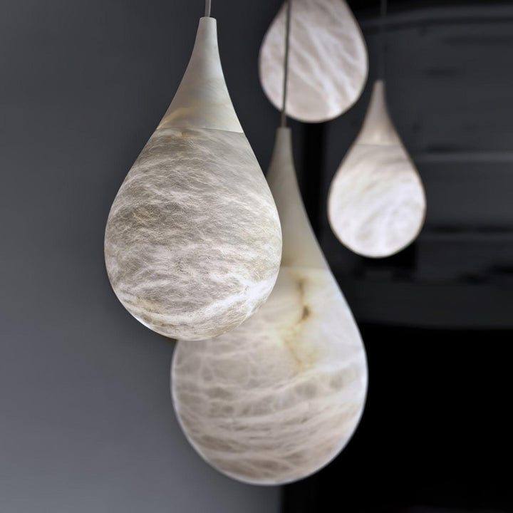 LustraLux Suspension Lampe Goutte de Pluie en Marbre - Neutralighting