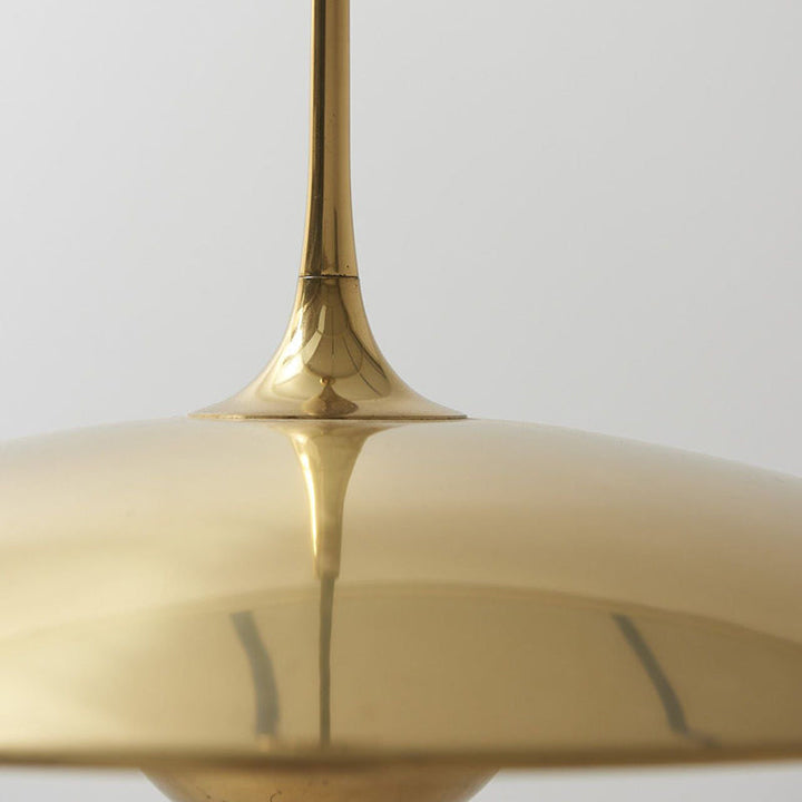 Pyra Suspension Linéaire Dorée Réglable En Hauteur. Métal - Neutralighting