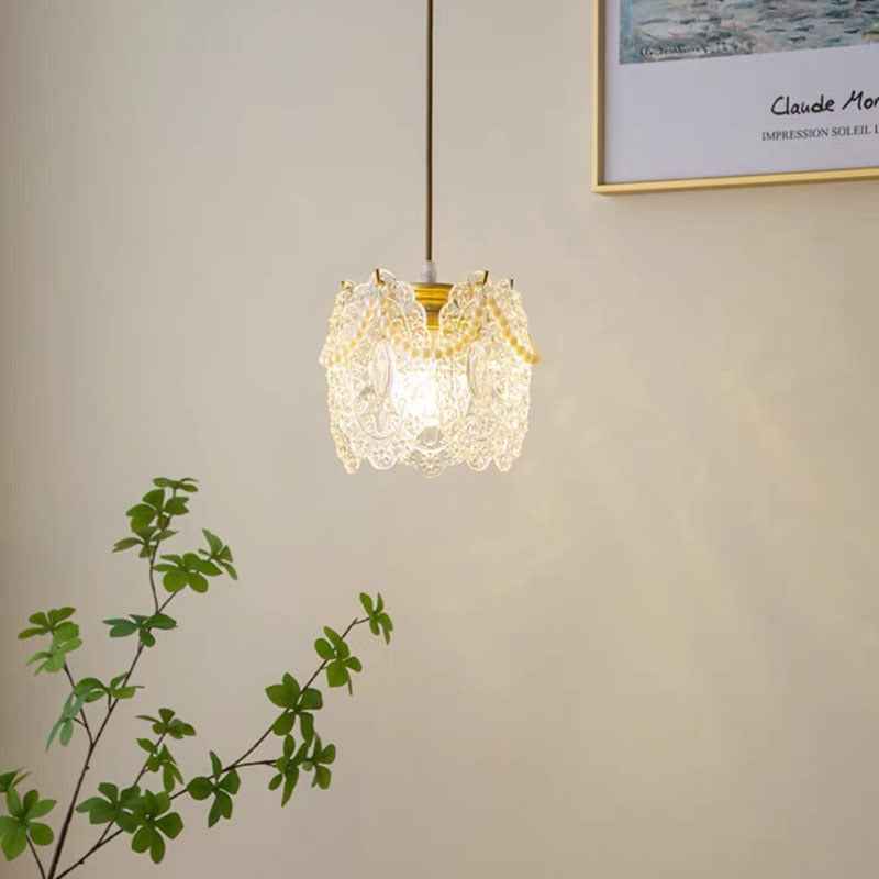 Kristy Suspension LED Fleur Élegante Acrylique/Métal Salon - Neutralighting