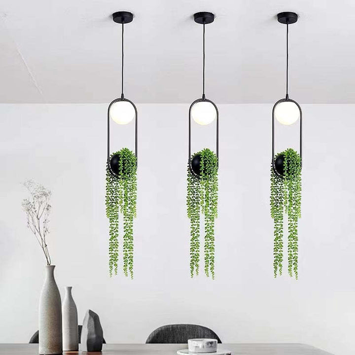 Ritta Suspension Globe Simple, Métal/Acrylique, Noir/Blanc, Chambre à Coucher/Cuisine - Neutralighting